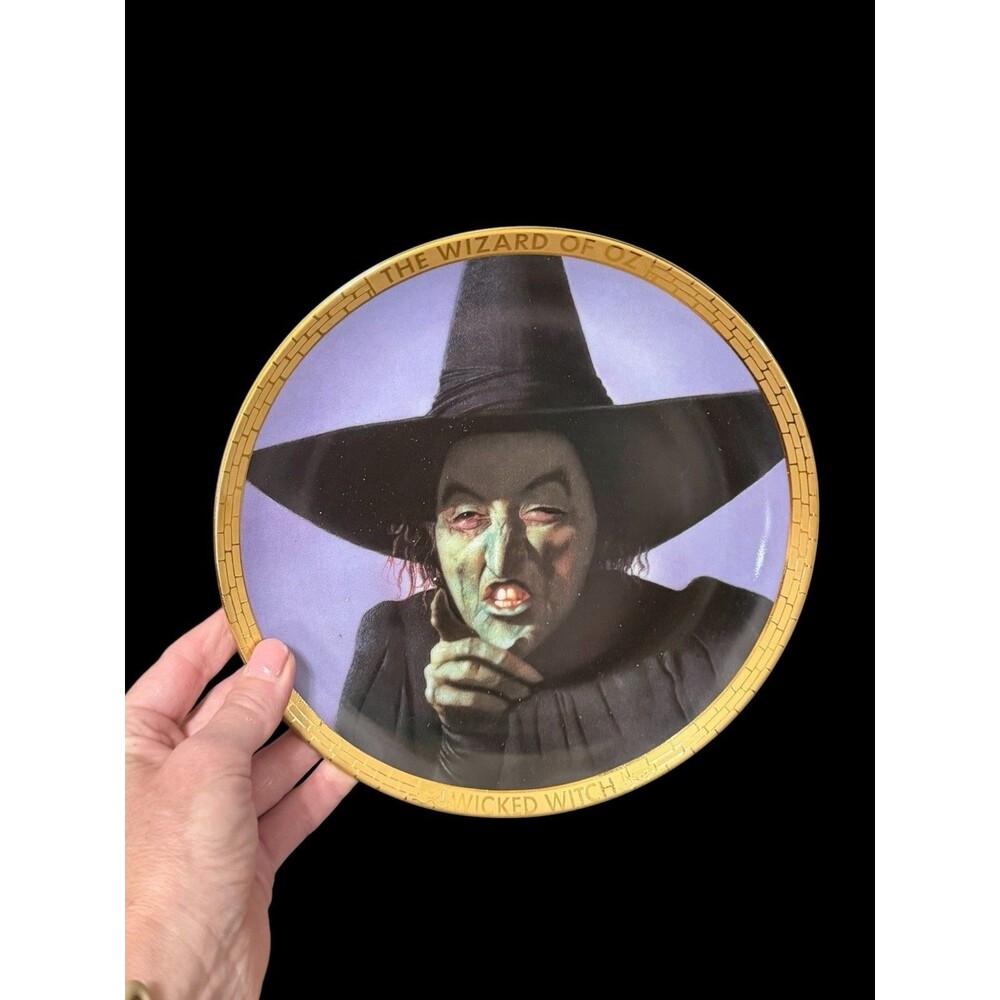 Hamilton Collection Wizard of Oz Wicked Witch Limited Ed Porcelain Plate 8.5"